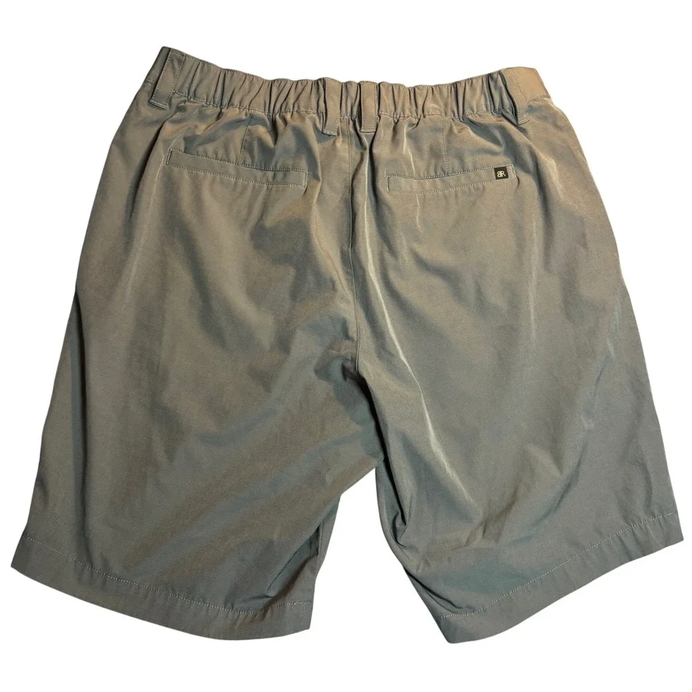Banana Republic Hybrid Shorts Mens Gray Excellent Stretch Ripstop 34